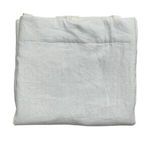 Pottery Barn Belgian Flax 100% Linen Panel Ivory 60" x 57" Blackout Back Tab